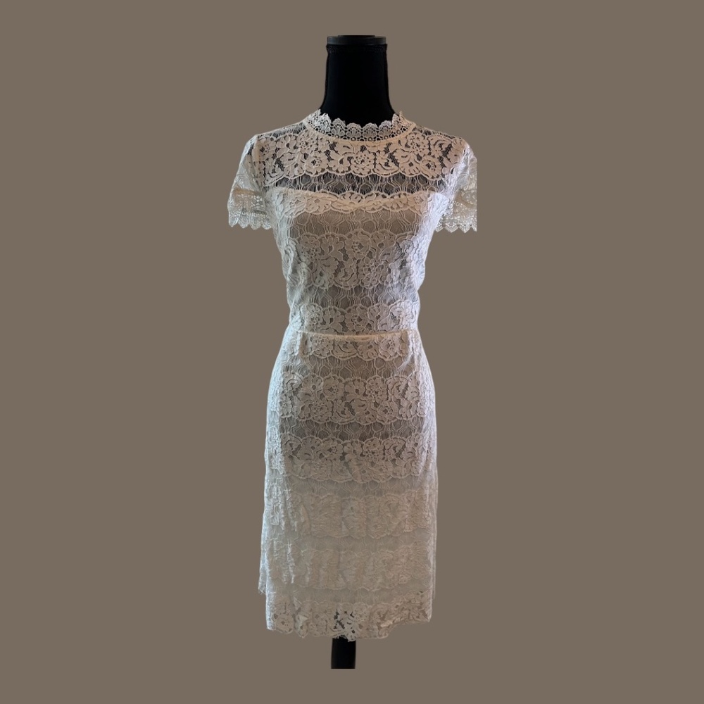 Lacy & White Dress